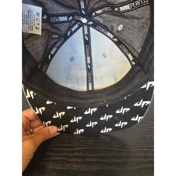 Dude Perfect 3D Logo Baseball hat in Gray - Picture 7 of 7